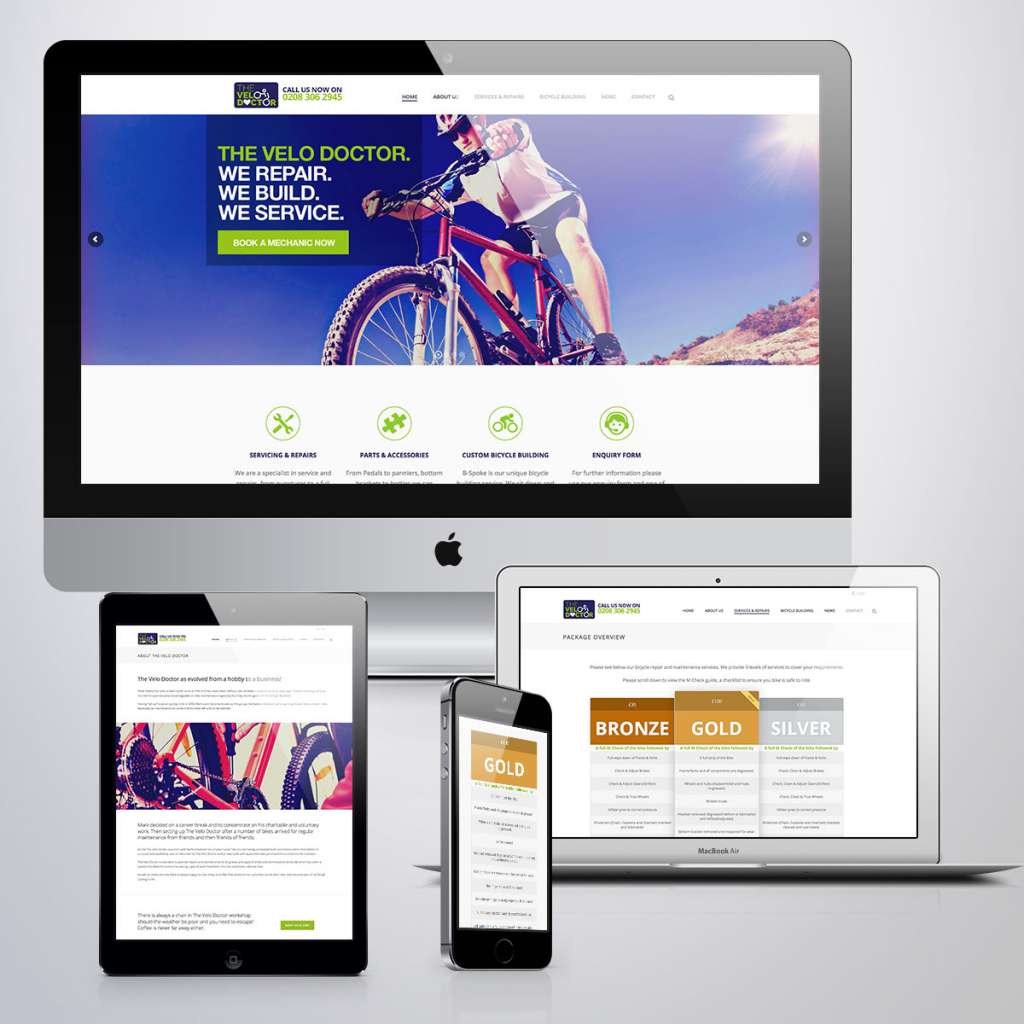 Web development design - The Velo Doctor