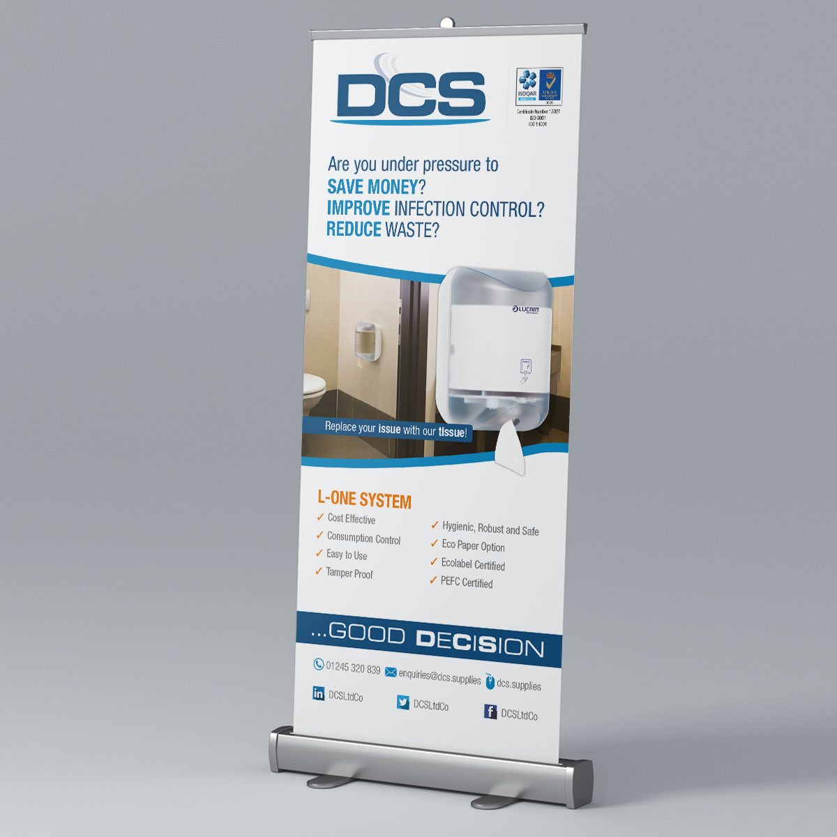 Roller banner design - DCS