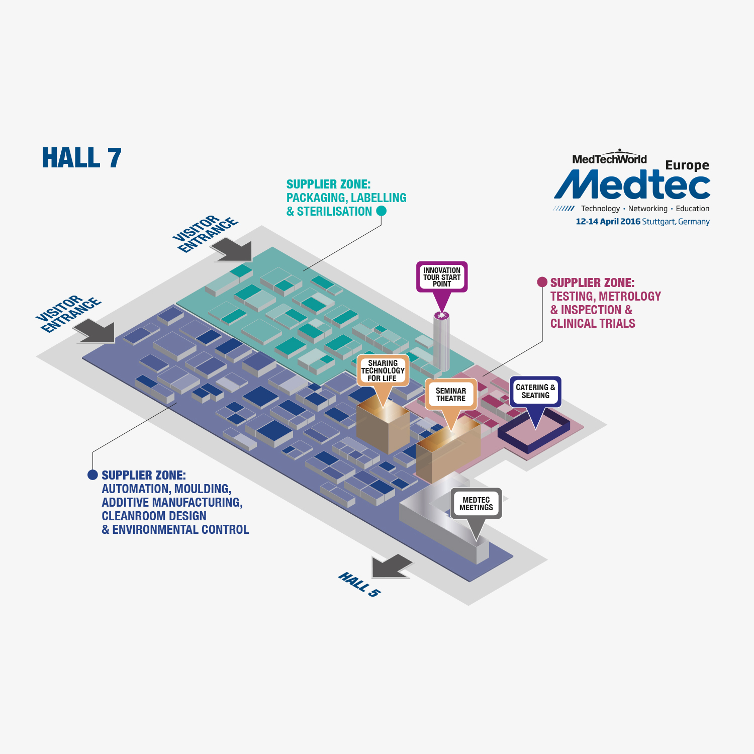 Exhibition floorplan design