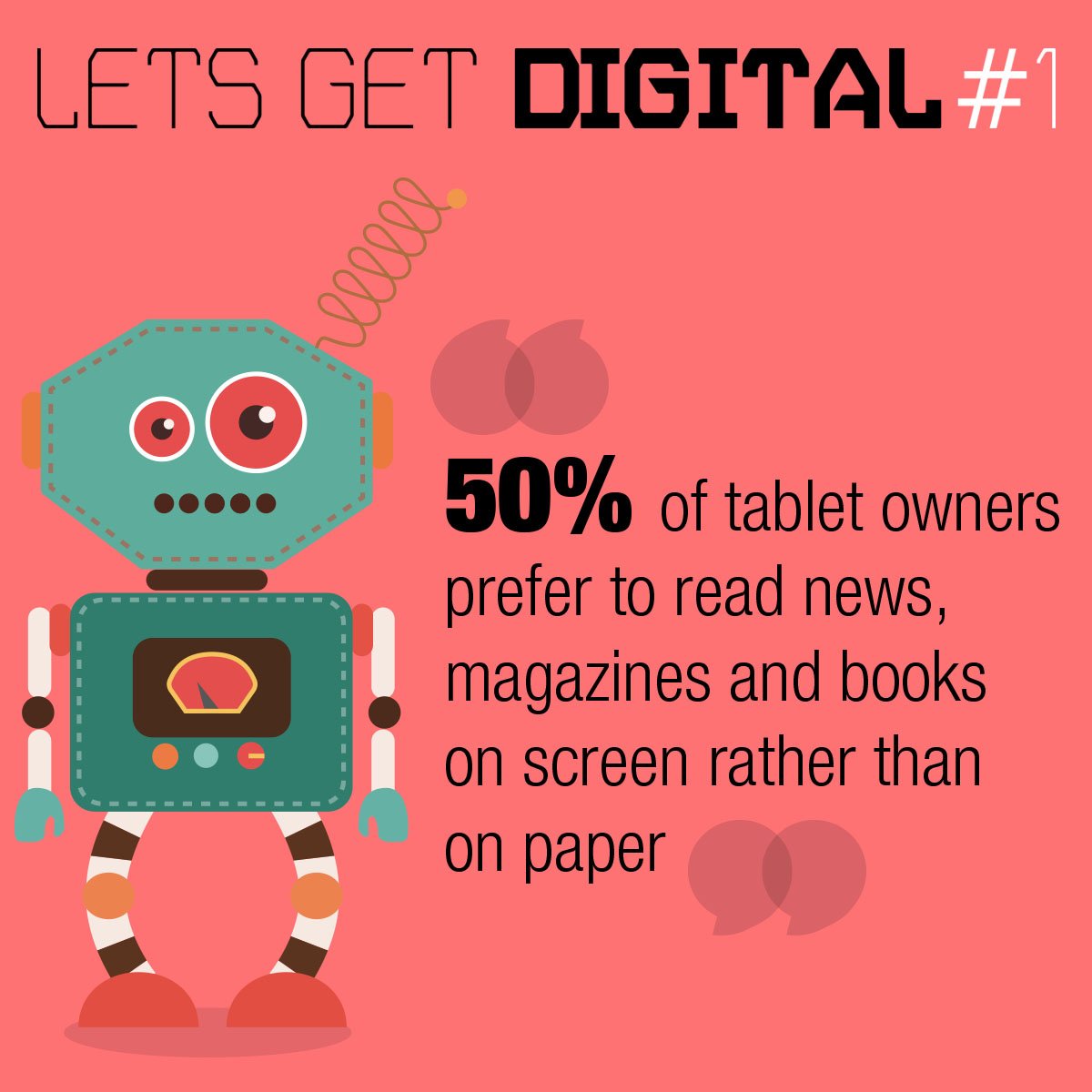 Infographic designs - Lets get digital