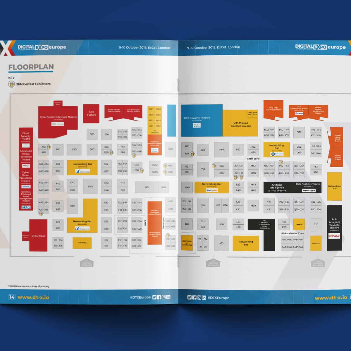 Show preview design for the Digital Transformation Expo Europe